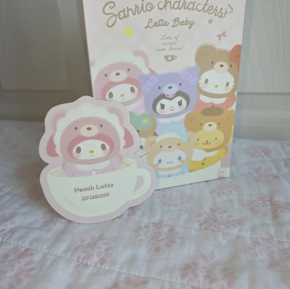Sanrio Latte Baby Plush My Melody Peach Latte TOP TOY Blind Box Confirmed